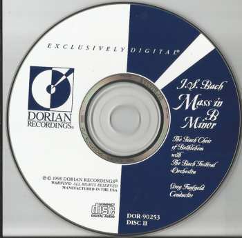 2CD Johann Sebastian Bach: J.S. Bach: Mass In B Minor BMV 232