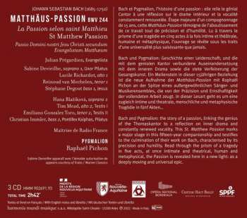 3CD Johann Sebastian Bach: Matthäus-Passion