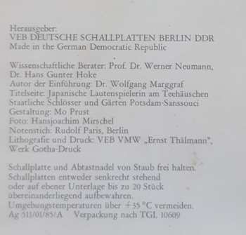 LP Johann Sebastian Bach: Werke Für Laute