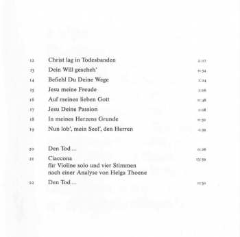 CD Johann Sebastian Bach: Morimur