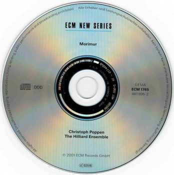 CD Johann Sebastian Bach: Morimur