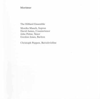 CD Johann Sebastian Bach: Morimur
