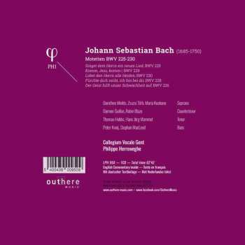 2LP Johann Sebastian Bach: Motetten BWV 225 - 230