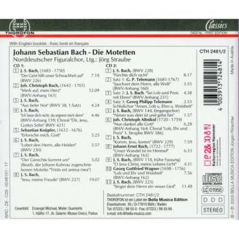 2CD Johann Sebastian Bach: Die Motetten