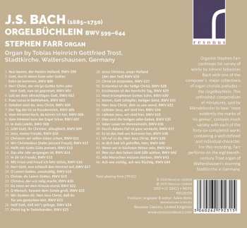 CD Johann Sebastian Bach: Orgelbüchlein BWV 599 - 644