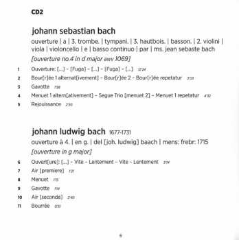 2CD Johann Sebastian Bach: Ouvertures For Orchestra