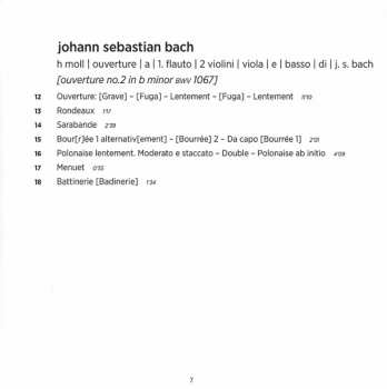 2CD Johann Sebastian Bach: Ouvertures For Orchestra