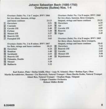 CD Johann Sebastian Bach: Overtures (Suites) Nos. 1-4
