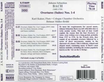 CD Johann Sebastian Bach: Overtures (Suites) Nos. 1-4