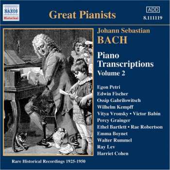 CD Johann Sebastian Bach: Piano Transcriptions Volume 2