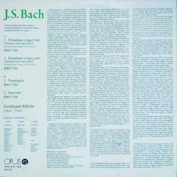 LP Johann Sebastian Bach: Preludes & Fugues In G, H Minor