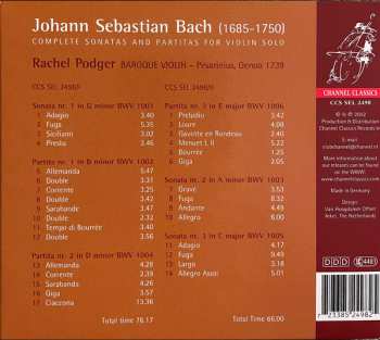 2CD Johann Sebastian Bach: Complete Sonatas & Partitas For Violin Solo