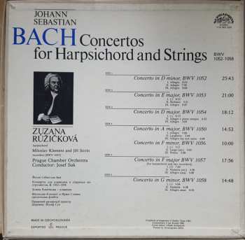 3LP/Box Set Johann Sebastian Bach: Concertos For Harpsichord And Strings (Complete) (3xLP + BOX + INSERT)