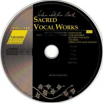 2CD Johann Sebastian Bach: Sacred Vocal Works (Magnificat BWV 243a, BWV 232, 34a, 69a, 120a, 197a)