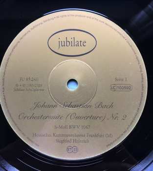 LP Johann Sebastian Bach: Orchestersuiten (Ouverturen) 2 Und 4