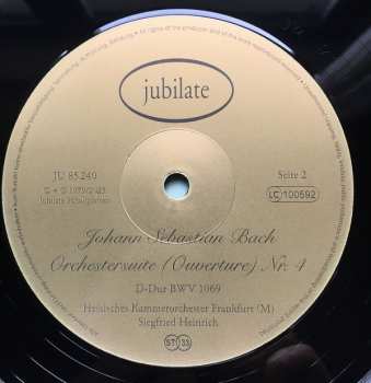 LP Johann Sebastian Bach: Orchestersuiten (Ouverturen) 2 Und 4
