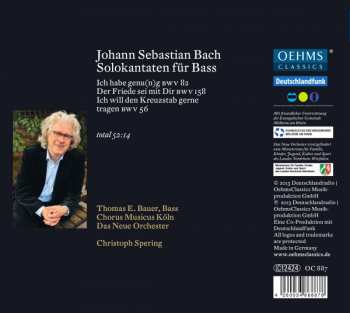 CD Johann Sebastian Bach: Solokantaten Für Bass  
