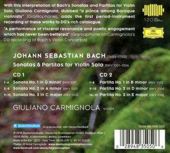 2CD Johann Sebastian Bach: Sonatas & Partitas BWV 1001–1006 DIGI