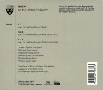 Box Set/3SACD Johann Sebastian Bach: St Matthew Passion