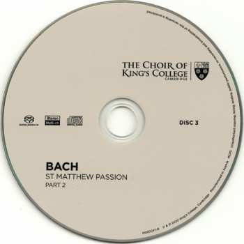 Box Set/3SACD Johann Sebastian Bach: St Matthew Passion
