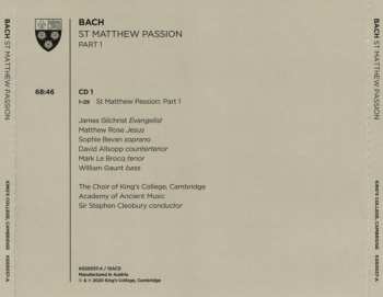 Box Set/3SACD Johann Sebastian Bach: St Matthew Passion