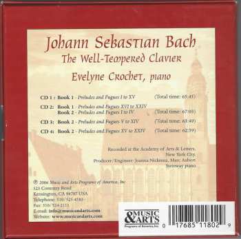 4CD/Box Set Johann Sebastian Bach: The Well-Tempered Clavier