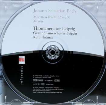 CD Johann Sebastian Bach: Motets BWV 225 - 230