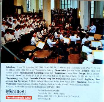 CD Johann Sebastian Bach: Kantaten • Cantatas BWV 34, 74, 172