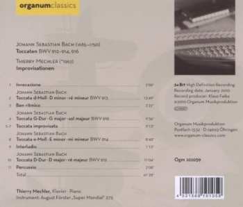 CD Johann Sebastian Bach: Toccaten BWV 912-14, 916 / Improvisationen