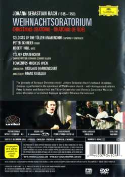 DVD Johann Sebastian Bach: Weihnachtsoratorium · Christmas Oratorio · Oratorio de Noël