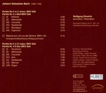 CD Johann Sebastian Bach: Partitas 2 & 4