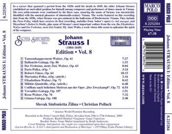 CD Johann Strauss Sr.: Johann Strauss I: Edition • Vol. 8