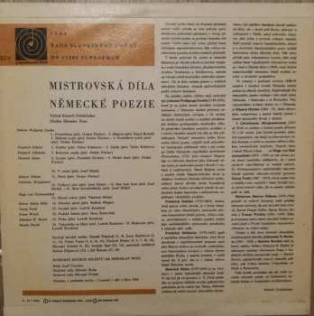 LP Bertolt Brecht: Mistrovská Díla Německé Poezie