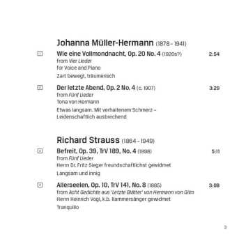 CD Richard Strauss: Befreit: A Soul Surrendered, Lieder