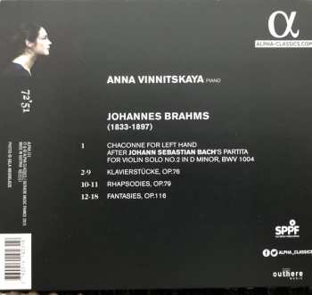 CD Johannes Brahms: Bach-Brahms
