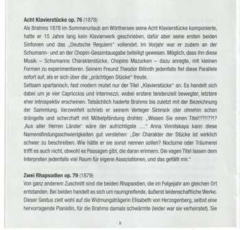 CD Johannes Brahms: Bach-Brahms