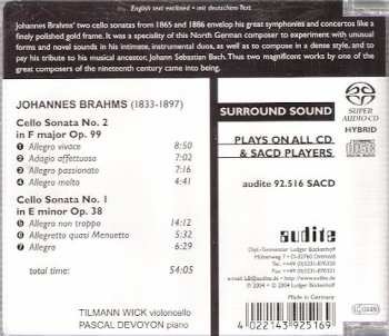 SACD Johannes Brahms: Cello Sonatas
