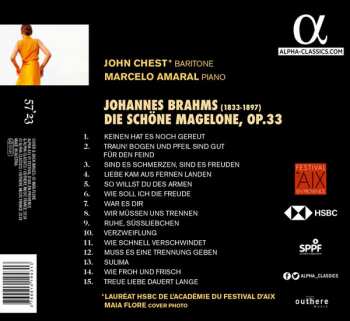 CD Johannes Brahms: Die Schöne Magelone