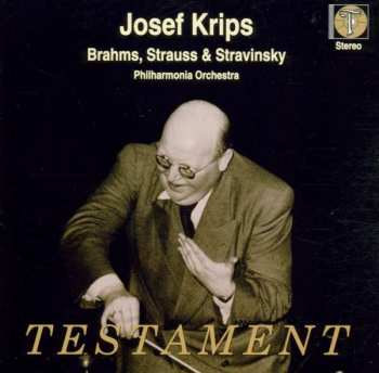 CD Johannes Brahms: Josef Krips Dirigiert