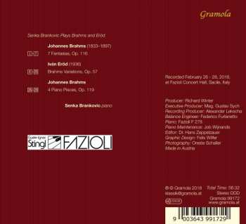 CD Johannes Brahms: Klavierwerke