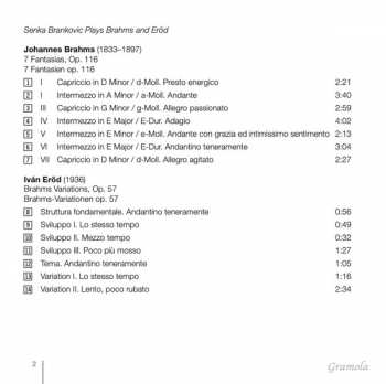 CD Johannes Brahms: Klavierwerke