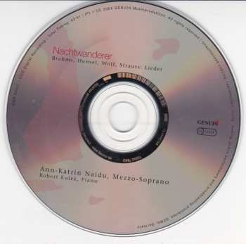 CD Johannes Brahms: Nachtwanderer