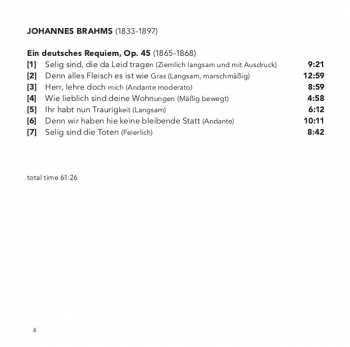 SACD Johannes Brahms: Ein deutsches Requiem, Op. 45