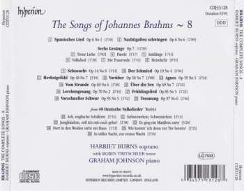 CD Johannes Brahms: The Songs Of Brahms ~ 8