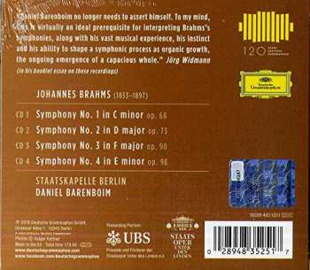4CD/Box Set Johannes Brahms: The Symphonies