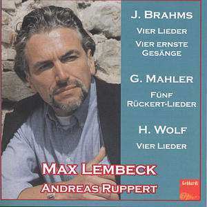 CD Johannes Brahms: Vier Ernste Gesänge Op.121