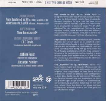 CD Robert Schumann: Violin Sonatas Op. 100 & 108 / F.A.E. Sonata