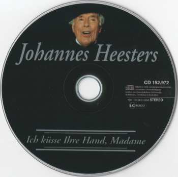CD Johannes Heesters: Ich Küsse Ihre Hand, Madame