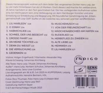 CD Johannes Kirchberg: Wie Einst Lili Marleen (Eine Begegnung Mit Dem Dichter Hans Leip)