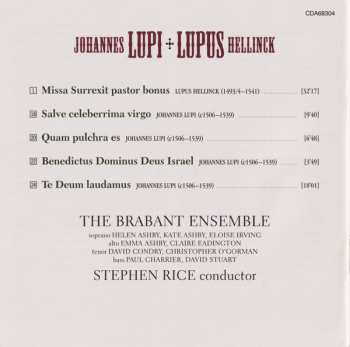 CD The Brabant Ensemble: Motets ∙ Te Deum ∙ Missa Surrexit Pastor